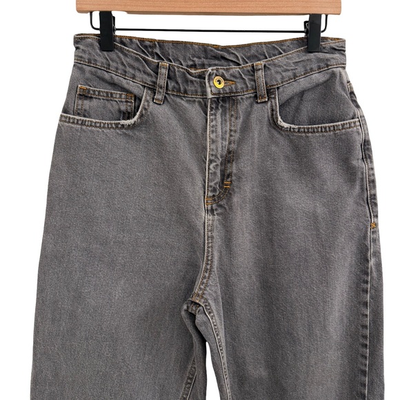 Men's Gray Straight Jeans - Picture 2 of 10